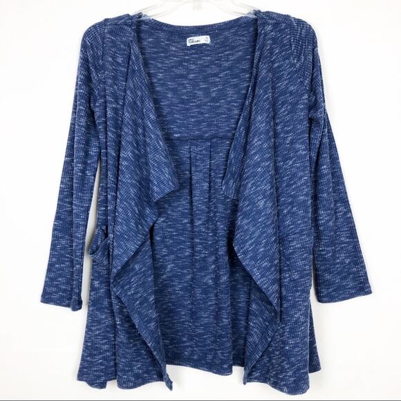 Epic Threads 3/4 Sleeve Open Front Marled Cardigan Size M - Picture 1 of 5